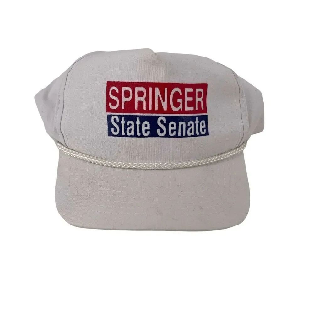 Vintage Hat Springer State Senate Trucker Hat Election Political Campaign 80s
